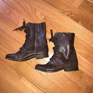 Size 9 Brown Combat Boots
